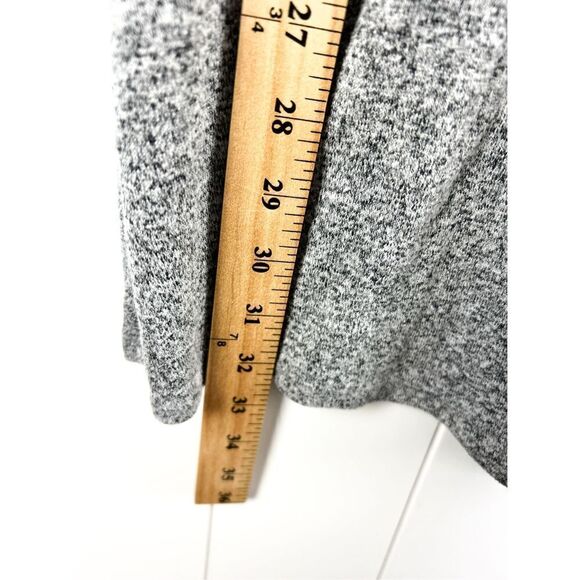 Abercrombie & Fitch Grey Marled Crewneck Long Sleeve Dress Casual Minimalist XS - Picture 3 of 8